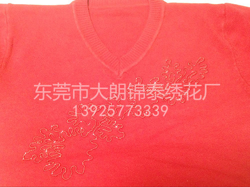 红色特种手摇绣花