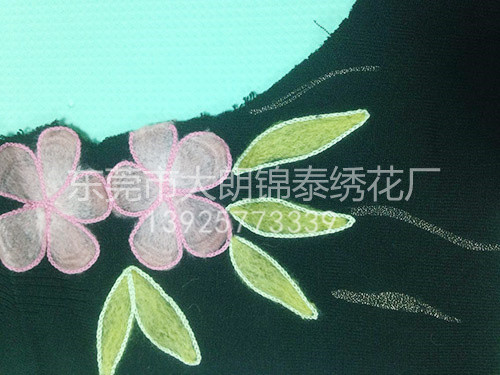 深绿色特种手摇绣花上...