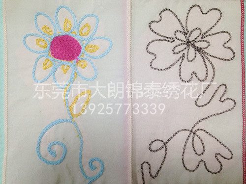 红色特种手摇绣花