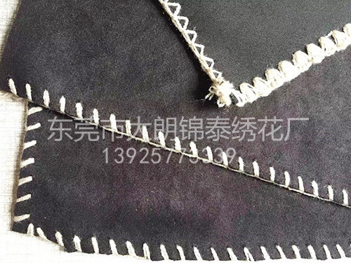 白色贝壳包边