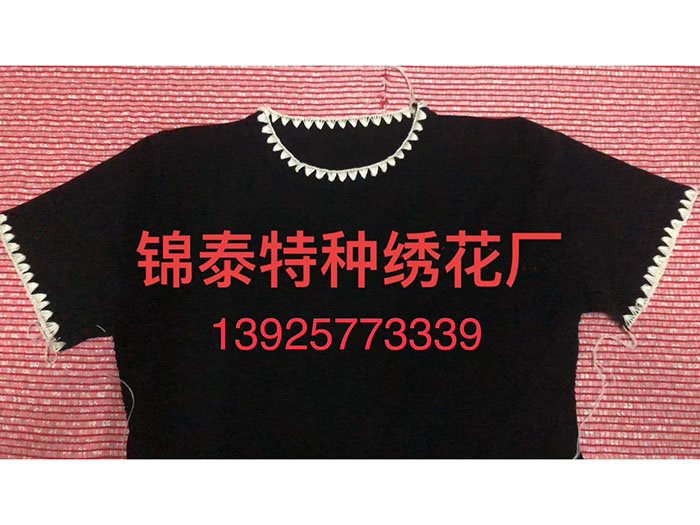 贝壳包边车花