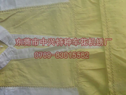 镂空时装拼接双狗牙，...