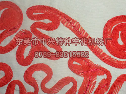 手摇特种绣-网布绣