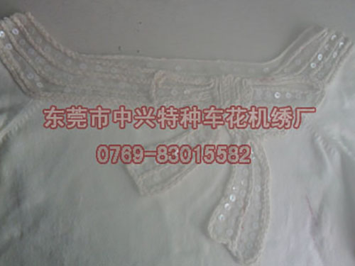 毛衣特种花边绣花