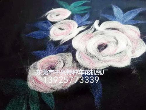 毛衣扎花