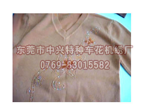 毛衣手摇绣花